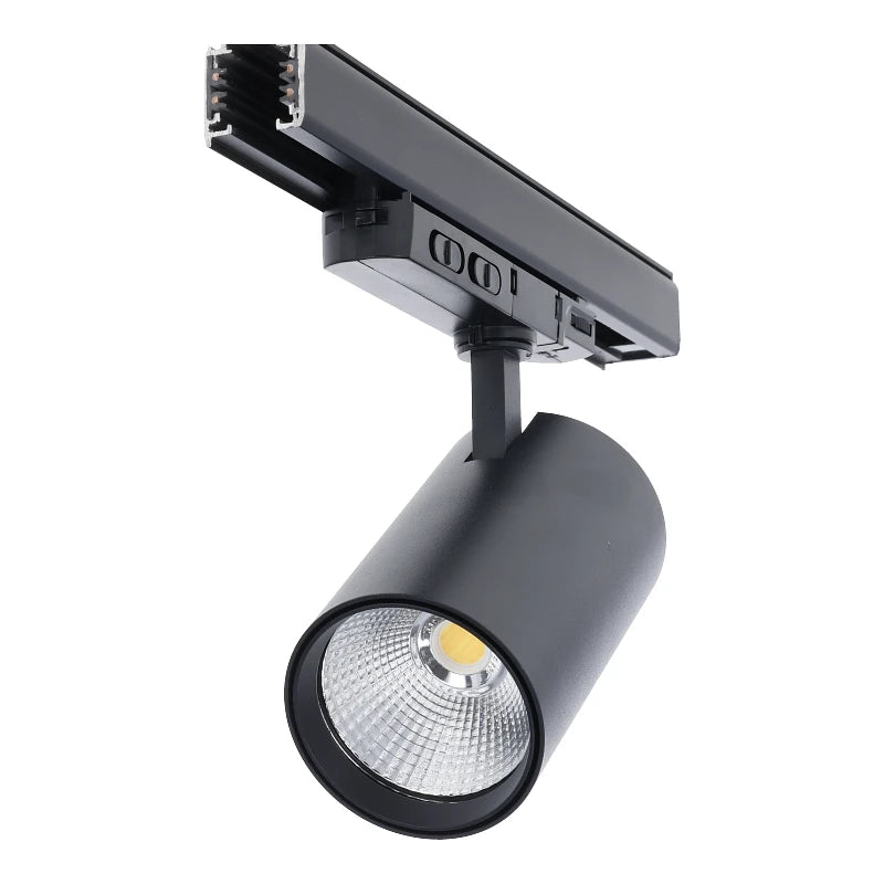 3-Fase Railspots | 10 | 20 | 30 watt | CCT en Wattage Switch - Dimbaar - Zwart - Outledtl.nl